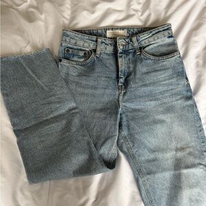 Topshop petite Classic Blue Straight Jeans